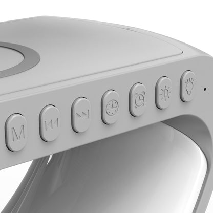New Intelligent  LED Lamp Bluetooth Speake Wireless Charger By Olisiva.