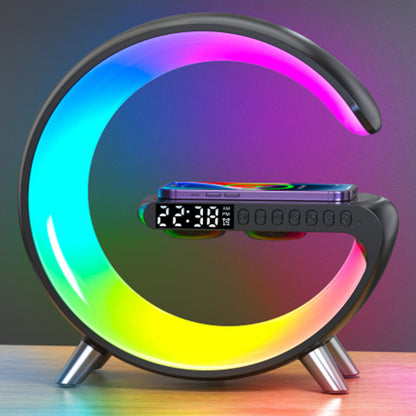 New Intelligent  LED Lamp Bluetooth Speake Wireless Charger By Olisiva.